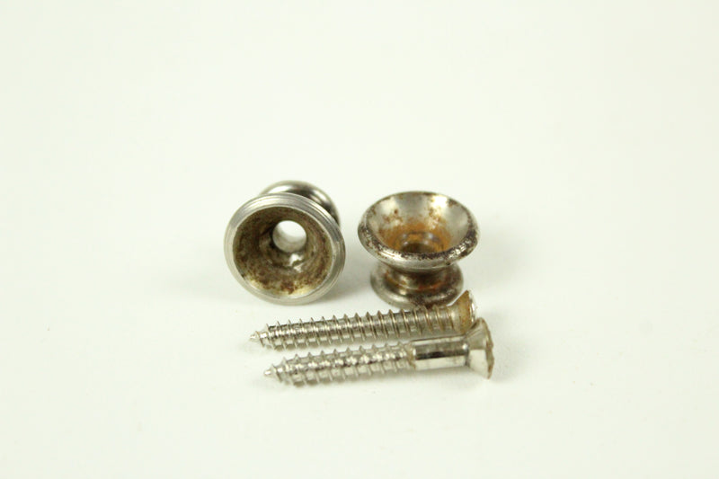 1970s Vintage Fender Precision Bass/Jazz Bass/Telecaster Bass Strap Buttons w/Original Screws CBS USA