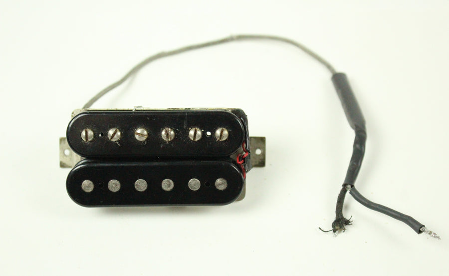 1960s-1970s Vintage Gibson Les Paul/SG Black Patent Sticker Humbucker USA ~7.85K Reading~