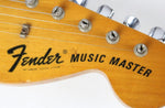 1976 Vintage Fender Musicmaster Guitar Olympic White Blonde All Original ~Rosewood~ USA 1970s CBS