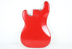 1976 Vintage Fender Precision Bass Bright Red Refinish Alder 4-Bolt BODY PBass 1970s USA