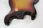 1974 Vintage Fender Jazz Bass Alder 3-Tone Sunburst BODY CBS Era 1970s USA