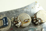 1974 Vintage Fender Jazz Bass Control Plate Stackpole Potentiometers Pots Cap 1970's USA