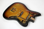 1967 Vintage Fender Early-CBS Jaguar Alder Body Sunburst 1960s USA