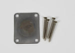 Generic Fender Strat/Tele 4-Bolt Neck Plate RELIC Fits USA & MIM 51mm x 63.7mm w/Screws