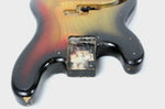 1977 Vintage Fender Precision Bass Lefty Sunburst Ash BODY Left-Handed 1970s USA PBass w/Original Bridge