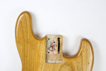 1974 Vintage Fender Jazz Bass Alder Original Natural BODY ~CLEAN~ CBS Era 1970s USA