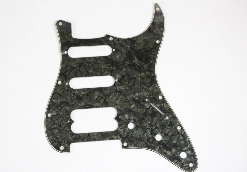 Rare 1980s-1990s Vintage Fender Stratocaster Ultra Deluxe Grey Pearl Pearloid HSS Pickguard 11-Hole Strat