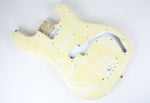 1976-1977 Vintage Fender Precision Bass Olympic White/Blonde ~Refin~ 4-Bolt BODY PBass 1970s USA