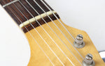 1977 Vintage Fender Musicmaster Guitar Olympic White Blonde All Original ~Beautiful Checking~ USA 1970s CBS