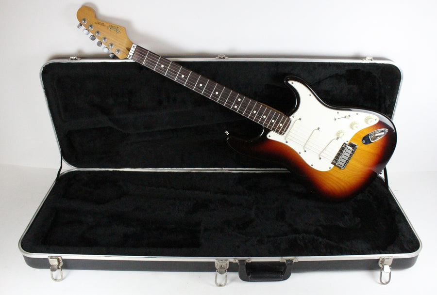 1989 Vintage Fender Stratocaster Plus Sunburst ~ALL Original~ Wilkinson Nut Strat +OHSC TBX Tone USA 1980s