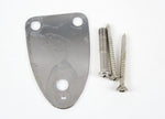 1979 Vintage Fender Telecaster/Stratocaster Chrome 3-Bolt NeckPlate USA 1970s CBS Era