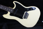 1977 Vintage Fender Musicmaster Guitar Olympic White Blonde All Original ~Beautiful Checking~ USA 1970s CBS