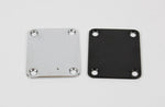Fender Strat/Tele/Jazz Bass Neck PLATES Chrome & Black Set 51mmx64mm USA