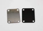 Fender Strat/Tele/Jazz Bass Neck PLATES Chrome & Black Set 51mmx64mm USA