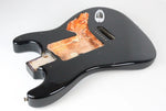 1989 Vintage Squier Fender Stratocaster Factory Black BODY Made in USA Strat 1980s