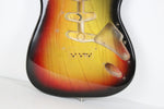 1978 Vintage Fender Stratocaster Sunburst 3-Bolt Hardtail BODY 4.9 lbs STRAT USA 1970s