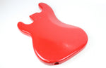 1976 Vintage Fender Precision Bass Bright Red Refinish Alder 4-Bolt BODY PBass 1970s USA