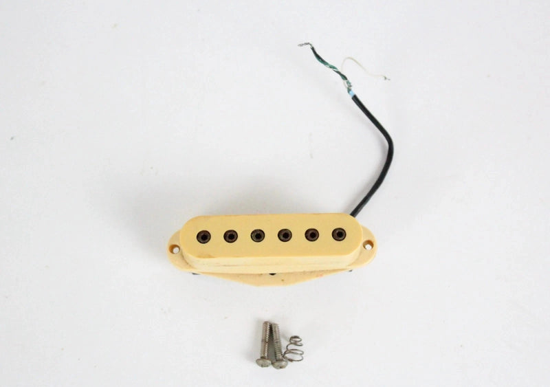 1980s Vintage DiMarzio SDS-1 PAF BRIDGE Pickup ~CREAM/White~ 8.61K Reading USA Stratocaster
