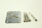 1966 Vintage Fender Jaguar NeckPlate Stratocaster/Telecaster/Mustang/Jazzmaster 4-Bolt Neck Plate USA 1960s Early-CBS