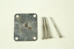 1966 Vintage Fender Jaguar NeckPlate Stratocaster/Telecaster/Mustang/Jazzmaster 4-Bolt Neck Plate USA 1960s Early-CBS