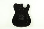 1973 Vintage Fender Telecaster Ash 4-Bolt BODY ~Black Refin~ Tele 1970s