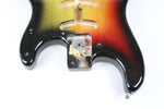 1978 Vintage Fender Stratocaster Sunburst 3-Bolt Hardtail BODY 4.9 lbs STRAT USA 1970s