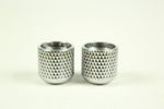 Allparts Knurled Chrome Knobs replacement for Early Precision Bass/Telecaster