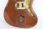 1963 Vintage Fender Jazzmaster BODY ~Lightweight 4.5lbs~ Killer RELIC Brown Refin USA 1960s Pre-CBS L-Series