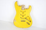 Jason Davis Master Builder 1960's Stratocaster style BODY RELIC Canary Yellow