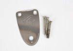1978 Vintage Fender Precision/Jazz/Telecaster Bass NECKPLATE 3-Bolt Chrome 1970s-1980s USA