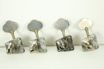 1968-1972 Vintage Fender Jazz/Telecaster/Precision Bass PBass ~NICKEL TUNERS~ Set 1969,1970,1971