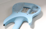 Aristides 070R 7-String One-Piece Arium Body/Neck Light Blue Raw Richlite Black Fretboard USA