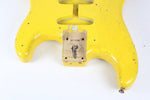 Jason Davis Master Builder 1960's Stratocaster style BODY RELIC Canary Yellow
