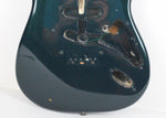 1974 Vintage Fender Stratocaster Hardtail Body ~Teal/Grean Refin~ CBS 1970s USA Strat