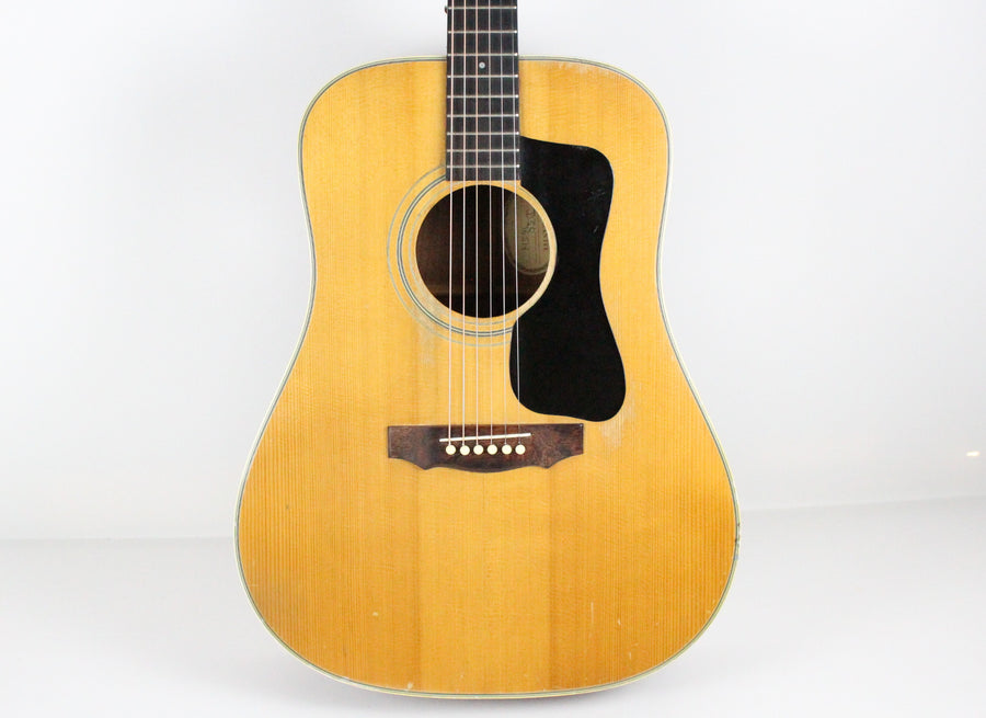 1973 Guild D-50 – Natural Finish, C-Shape Neck, USA Vintage Acoustic