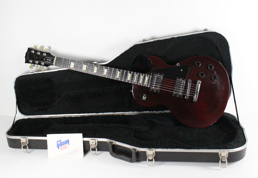 1992 Vintage Gibson Les Paul Studio Wine Red ~All Original~ Ebony Fretboard USA 1990s +OHSC