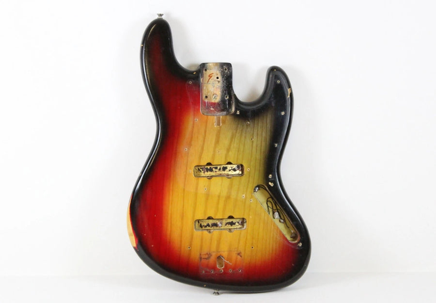 1973 Vintage Fender Jazz Bass Alder Sunburst BODY 1970s USA