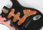 Vintage Fender MJT Stratocaster 1962 AVRI 62' Reissue ~Heavy Relic~ Black Body USA Strat
