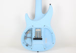 Aristides 070R 7-String One-Piece Arium Body/Neck Light Blue Raw Richlite Black Fretboard USA