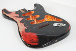 Vintage Fender MJT Stratocaster 1962 AVRI 62' Reissue ~Heavy Relic~ Black Body USA Strat