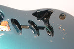 1974 Vintage Fender Stratocaster Hardtail Body ~Teal/Grean Refin~ CBS 1970s USA Strat
