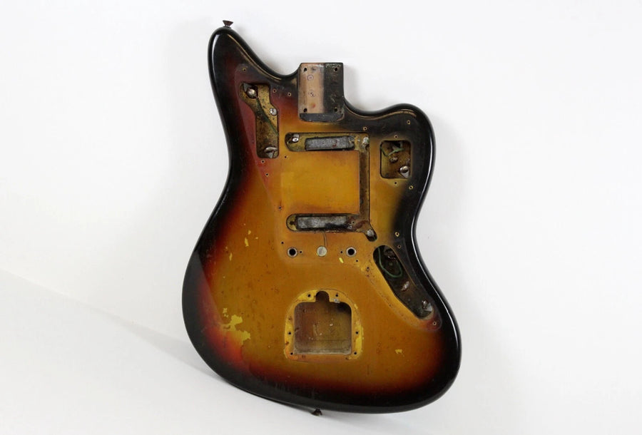 1967 Vintage Fender Early-CBS Jaguar Alder Body Sunburst 1960s USA