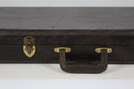 Fender Jazz Bass / Precision Bass / Telecaster Brown Leather Hardshell CASE Vintage Relic Style