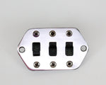 1963 Vintage Fender Jaguar Pickup Selector Switches Control Plate ~ALL Original~ Chrome 1960's Pre-CBS USA