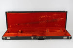 1972-1974 Vintage Fender Jazz Bass/Precision Bass/Telecaster Bass Hardshell CASE ~Black Tolex w/ Orange Interior~ 1972,1973,1974 1970s USA