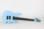 Aristides 070R 7-String One-Piece Arium Body/Neck Light Blue Raw Richlite Black Fretboard USA