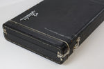 1972-1974 Vintage Fender Jazz Bass/Precision Bass/Telecaster Bass Hardshell CASE ~Black Tolex w/ Orange Interior~ 1972,1973,1974 1970s USA