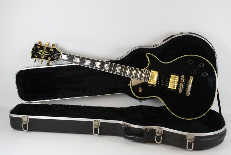 1981 Vintage Gibson Les Paul Custom Ebony Re-Fin 1980s Fretless Wonder USA