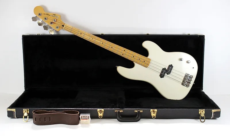 Squier Squier II Precision Bass 1989 - Pearl White/Cream