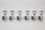 2002 Fender American Standard Stratocaster Schaller Staggered Logo Tele Strat Tuners Tuning Pegs USA